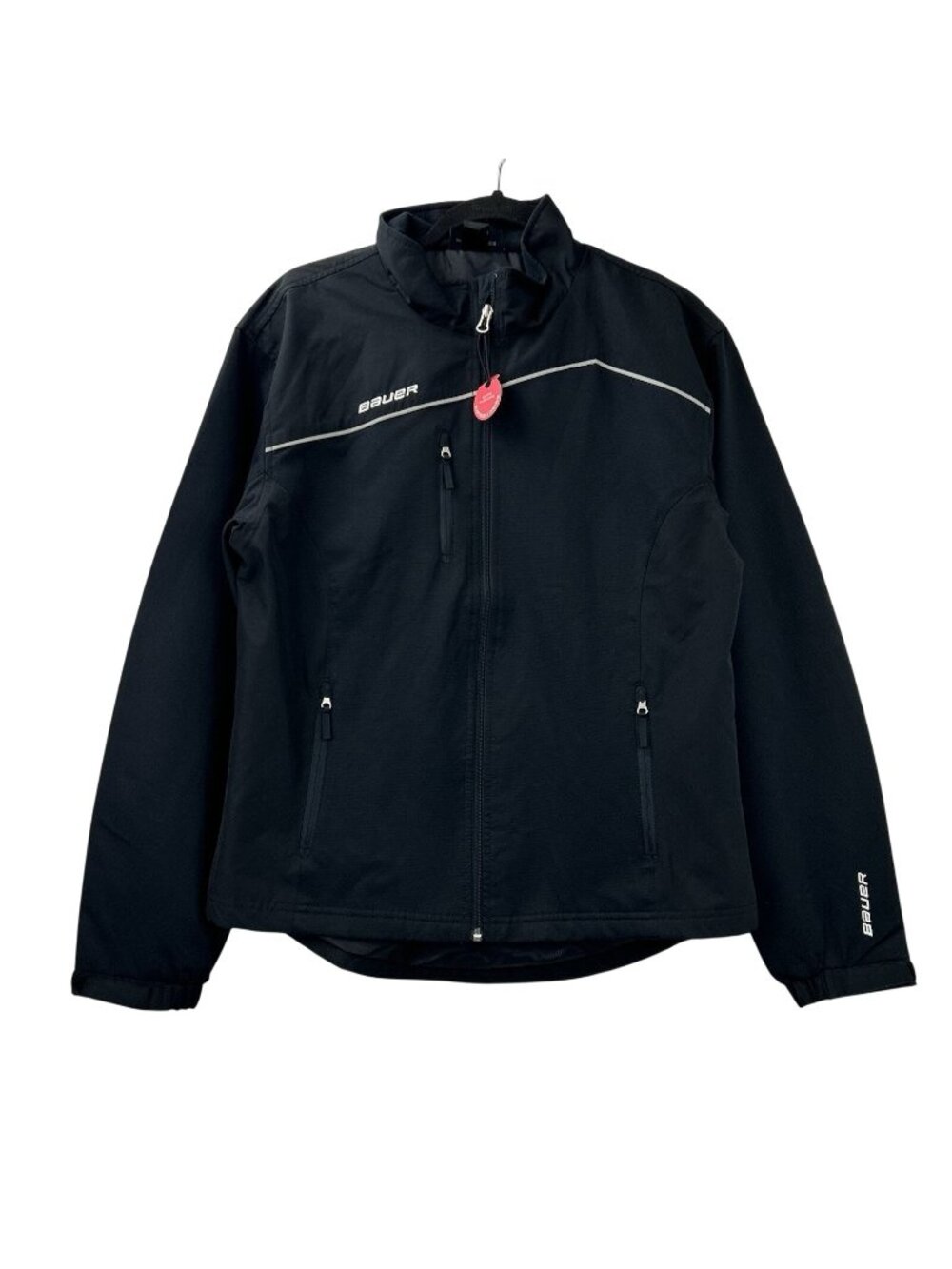 Bauer Team Hockey Lightweight Zip Up Jacket -Women’s Size M Black Athletic Fit